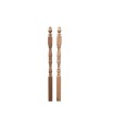 Turned beech pillar 1100x70x70 mm. Ref.ST201A7