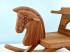 Caballito balancín de madera nogal Ref.8002