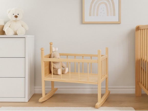 Cuna de madera para muñeca Ref.AR10691