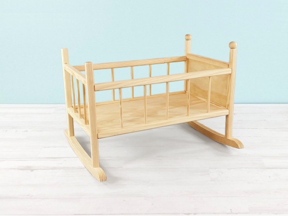 Cuna de madera para muñeca Ref.AR10691