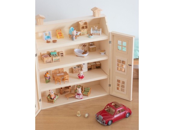 Rustic wooden dollhouse Ref.AR12431