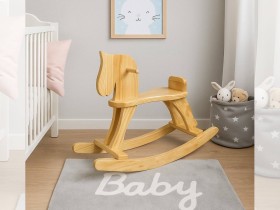 Wooden rocking horse Ref.8001