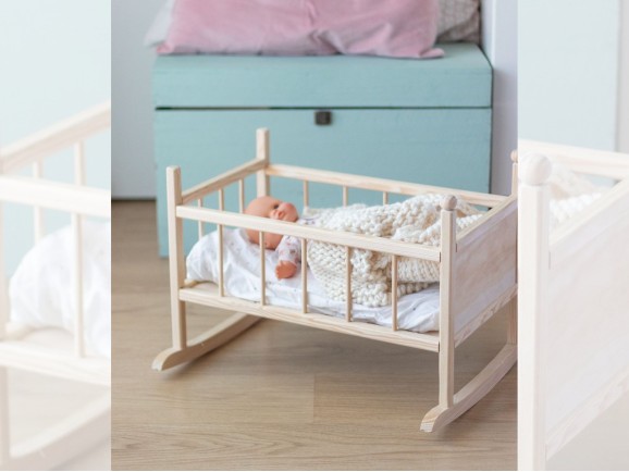 Cuna de madera para muñeca Ref.AR10691