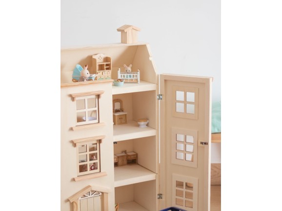 Rustic wooden dollhouse Ref.AR12431
