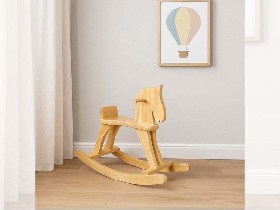 Wooden rocking horse Ref.8001
