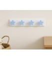 Perchero pared 2, 3 y 4 colgadores Estrellas Ref.3020