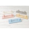 Perchero pared 2 colgadores colores Ref.3023