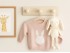 Wall coat rack with 3 colored hangers with Polka Dots Ref.3019-BE