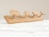 Natural wall coat rack 4 Combined hangers Ref.855C