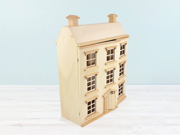 Rustic wooden dollhouse Ref.AR12431