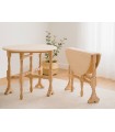 Mesa auxiliar plegable con patas torneadas Ref.1381
