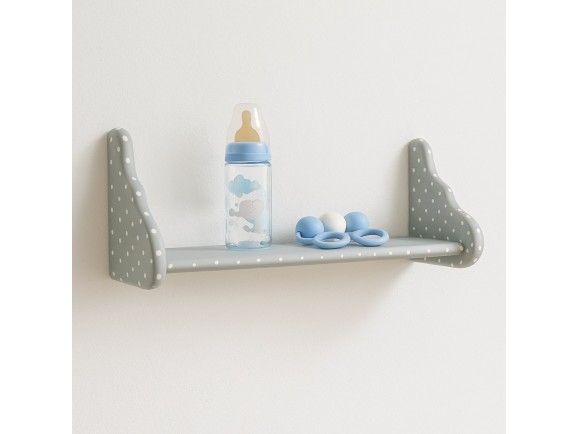 Gray Shelf with Polka Dots Ref.3014-G