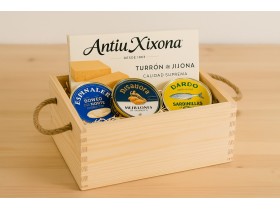Pine wood box 24.5x17x10 cm. without lid Ref.DRPO261B