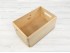 Pine wood basket box 30x20x14.5 cm. with handles Ref.DRSN130