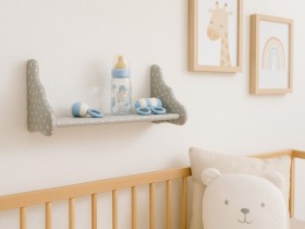 Gray Shelf with Polka Dots Ref.3014-G