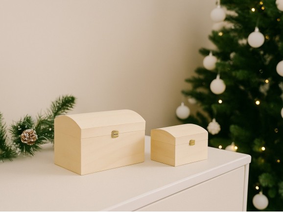 Wooden trunk 3 sizes Ref.AW2494