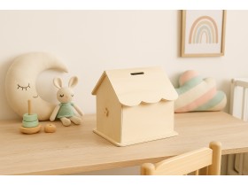 Wooden dollhouse with furniture Ref.AR15702