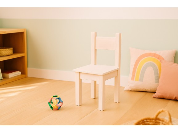Silla infantil Blanca recta Ref.AR02844
