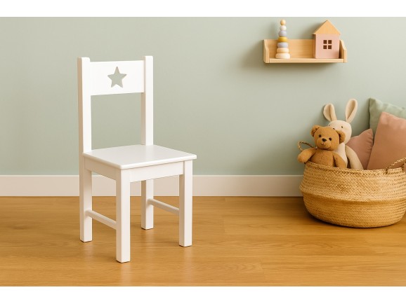 Silla infantil Blanca estrella Ref.1270