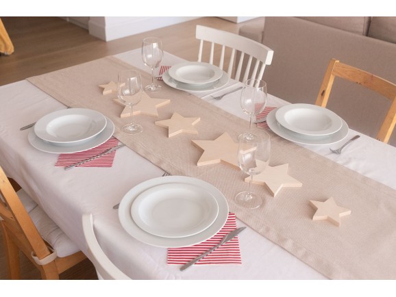 Pack 3 estrellas de madera Ref.DRZN725K