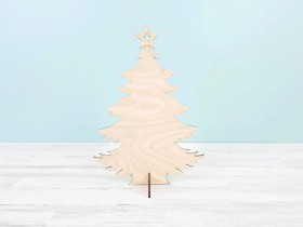 Árbol de Navidad de madera 24 cm. Ref.DRZN220