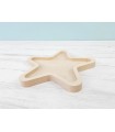 Plato de Madera con Forma de Estrella Ref.DRKC519