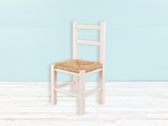 White children's chair with enea seat Ref.AR0284390