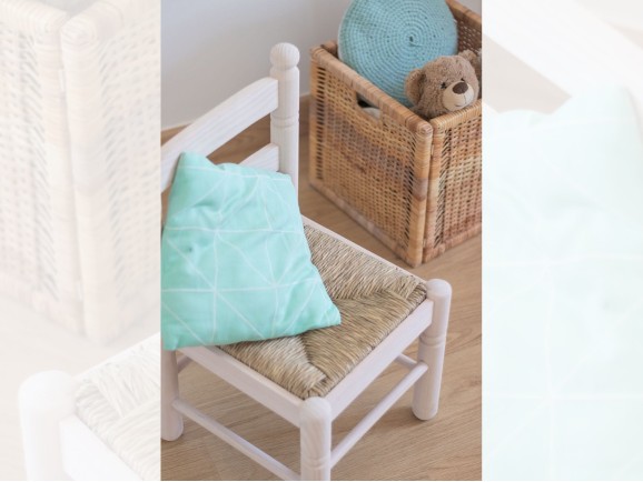 Sara white child chair with enea seat Ref.AR13192