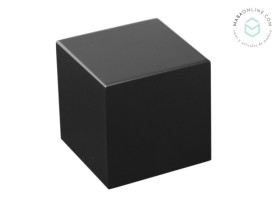 Black Square Wooden Base 12x12x12 cm. Ref.MS1A119M