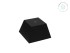 Black Pyramidal wooden base 5x8x5 cm. Ref.MS10191M