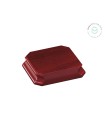 Square-Octagonal Mahogany Wooden Base 14x14x3 cm. Ref. MS10786M