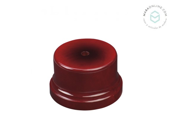 Round Mahogany Base Ø9 cm. Ref.MS10252M