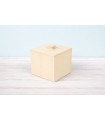 Cubic wooden box 13x13x13 cm. with lid Ref.P1985P