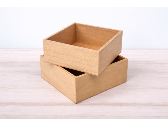 Caja de madera 20x20x10 cm. sin tapa Ref.PC20ST