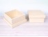 Square wooden box 20x20x10 cm. with lid Ref.P00C20