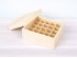 Caja de madera 23x17x11 cm. 24 divisiones c/tapa Ref.P00CF1A