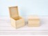 Cubic pine wood box 16x16x16 cm. Ref.DRPZ430