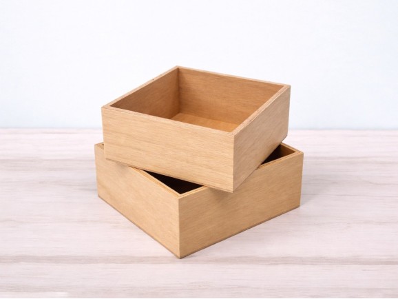 Caja de madera 20x20x10 cm. sin tapa Ref.PC20ST