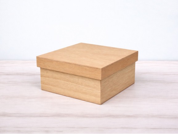 Wooden box 20x20x10 cm. without cover Ref.PC20OK