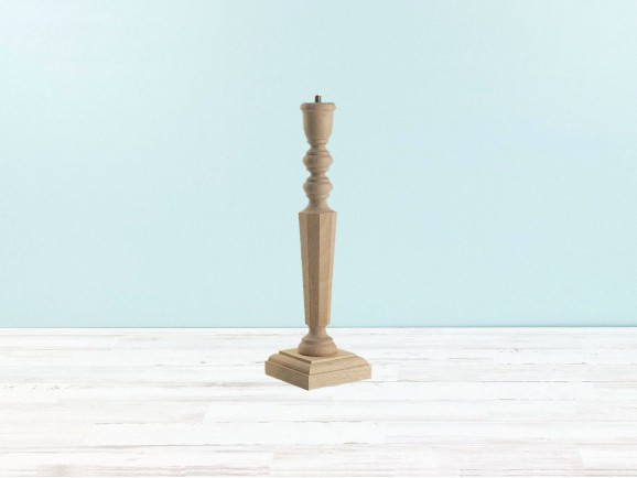 Octagonal table lamp base, 40 cm. Ref.ST240L