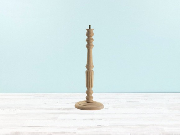 Fluted table lamp base, 40 cm. Ref.ST210L
