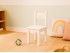 Straight white children's chair Ref.AR02844