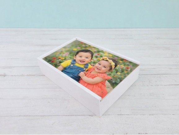 Caja para fotógrafos con tapa impresa a todo color Ref.P1454DIM