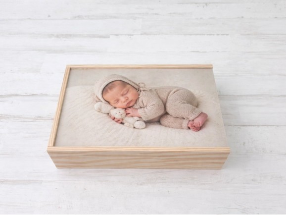 Caja para fotógrafos con tapa impresa a todo color Ref.P1454DIM