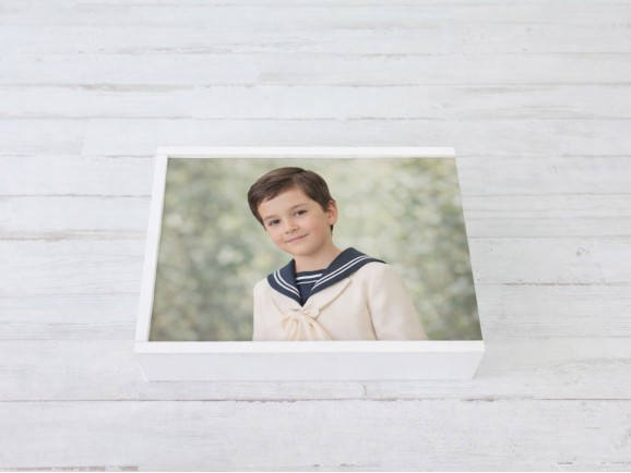 Photo box with colour printed lid Ref.1454CDIM