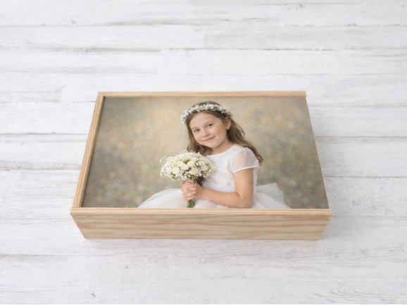 Photo box with colour printed lid Ref.1454CDIM