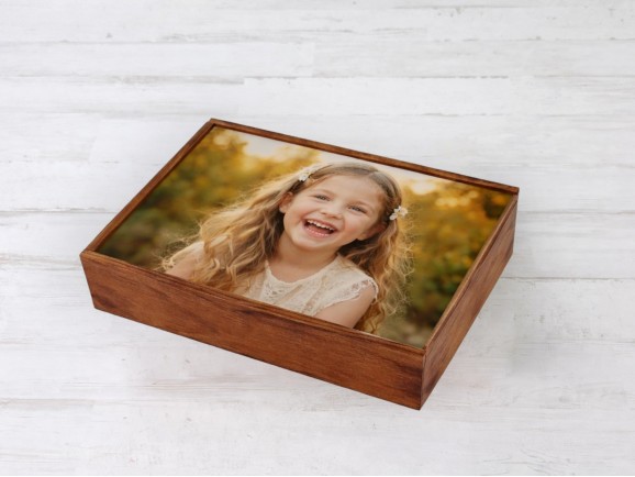 Caja para fotógrafos con tapa impresa a todo color Ref.P1454DIM