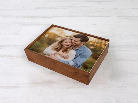 Photo box with colour printed lid Ref.1454CDIM