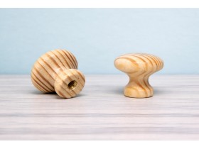 Pine knob handle with nut 2 measures Ref.7