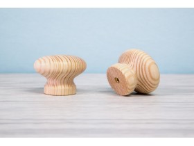 Pine knob handle Ø4,5 cm. with nut Ref.7B